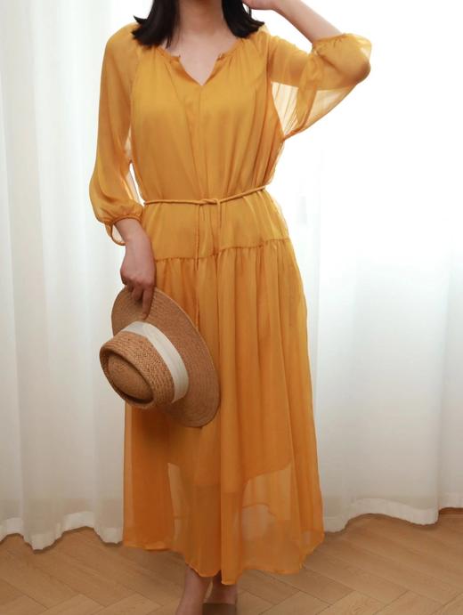 LPIUTY品牌直发！天丝木纹水波连衣裙 C12TJ-99903 商品图10