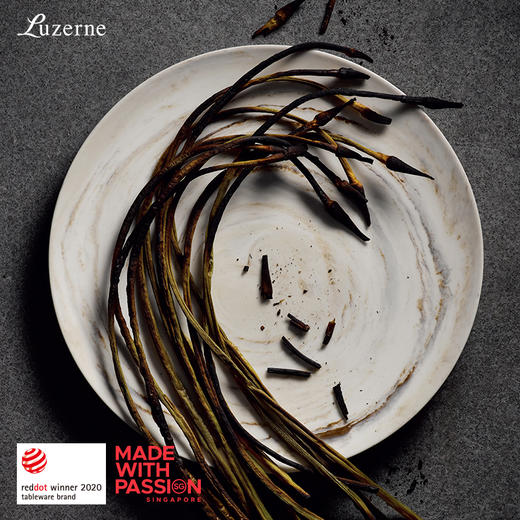 Luzerne 陶瓷北欧风大理石系列餐具10件套-礼盒 商品图2