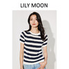 LILY MOON进口和纸纱天丝圆领套头针织衫LM1209 商品缩略图2