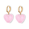 订购4周到｜CRYSTAL HAZE-Jelly Heart Hoops-淡粉色爱心 耳环［挪威设计师］ 商品缩略图0
