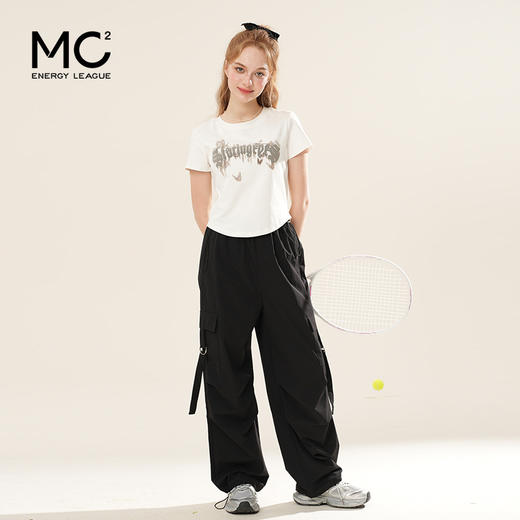 女装圆领晕染印花T恤-9008T5221035 商品图2