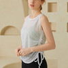 跃牌【洛水之神系列】春夏新款修身显瘦白色速干跑步运动服长袖健身上衣154无袖罩衫 商品缩略图0