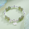 子佩集S925银【翠色宛转】手串【TSB0001-51】纯银手链青玉2503 商品缩略图5