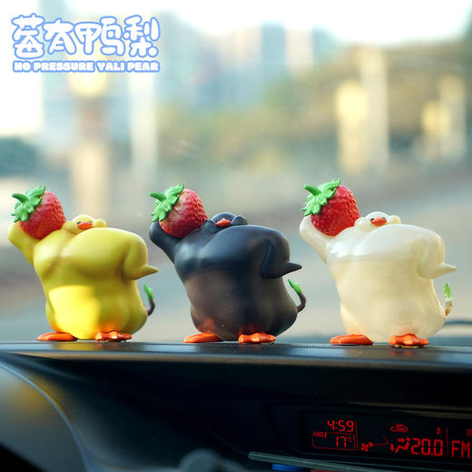 莓鸭梨 模型手办 “没压力”谐音梗潮玩 ★动物帮帮农场 官方正品【48小时发货】 商品图3