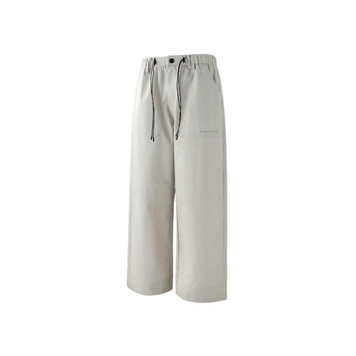 BJHG不计后果休闲裤子男款夏季2025新款潮美式简约直筒宽松九分裤 商品图4