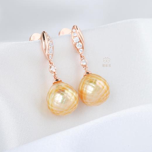 【星耀】刻面金珠耳坠 ZZ12502051 商品图2