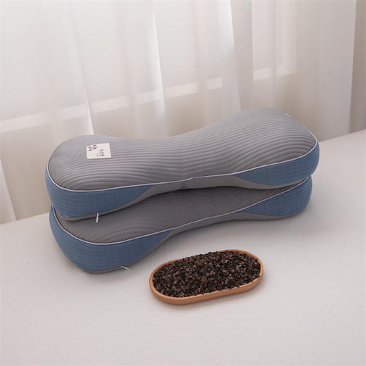 春夏圆柱凉豆豆荞麦护颈枕 吸湿透气干爽不闷热骨头颈椎枕 商品图8