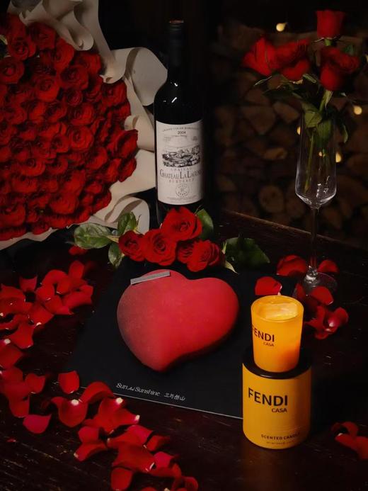 【三与叁山】慕斯蛋糕-玫瑰之心 5.5英寸 商品图4