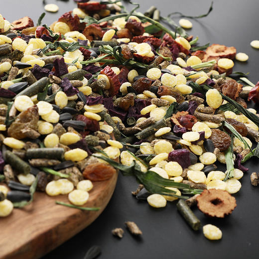 豪华兔原粮兔饲料小兔子新鲜粮食幼兔营养主粮饲料提摩西兔草宠物 商品图4