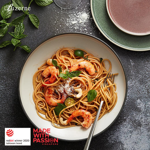 Luzerne陆升陶瓷MOD系列烟灰色套装10件套（5色可选）礼盒装 商品图2