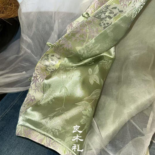 【不退不换】【现货】良木礼新中式复古国风上衣马甲（56391） 商品图2