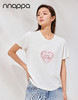 心形字母绣花收腰女上衣CA7329 商品缩略图3