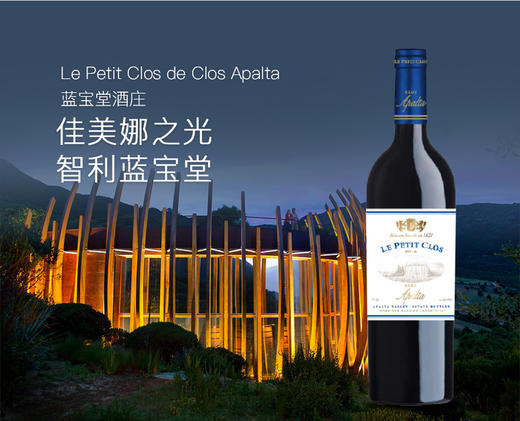 智利-蓝宝堂酒庄副牌干红葡萄酒2014年&宏酒界甄选 商品图0