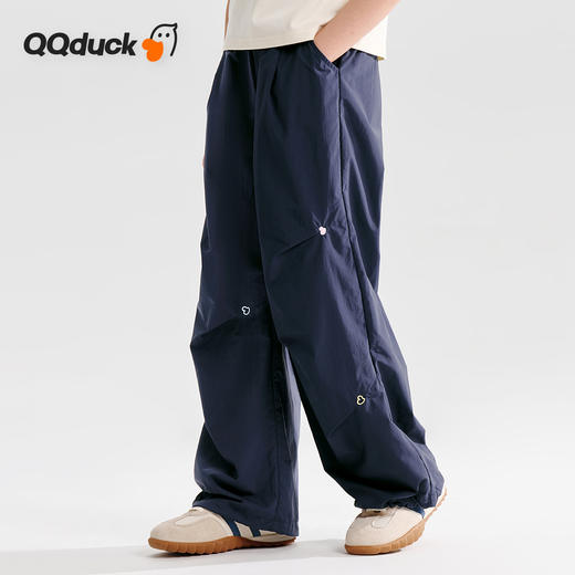 【清仓捡漏】【防晒速干防蚊】【120-165】【可可鸭】儿童轻薄伞兵裤休闲梭织长裤 商品图8