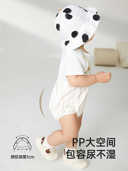 英氏婴儿衣服夏季亲肤纯棉男宝连体衣假两件包屁衣YRHGJ2R013A 商品图4