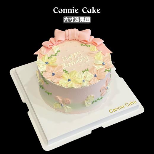 粉色刮刀蝴蝶结蛋糕 女士蛋糕 商品图0