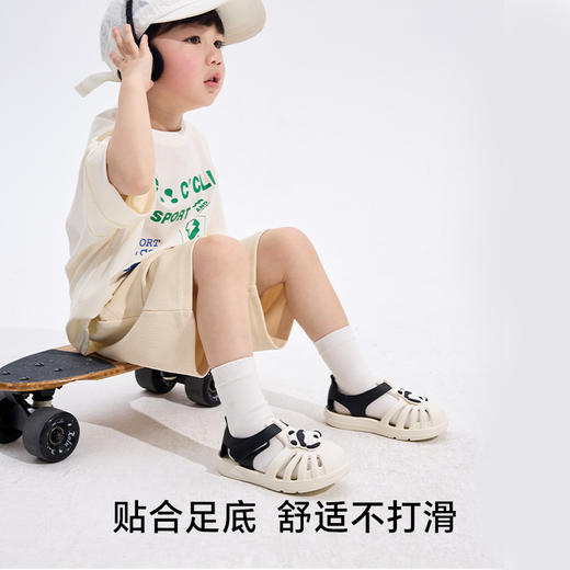 卡特兔儿童凉鞋2025夏季宝宝男童速干踩水鞋防滑女童机能儿童鞋子 商品图3