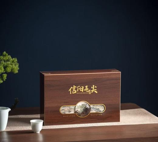 梅花木盒【免漆木.毛尖2听】35元1套.整件14套 商品图1