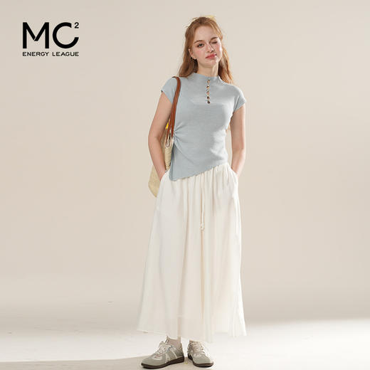 女装无袖针织上衣配裙裤两件套S5221021 商品图2