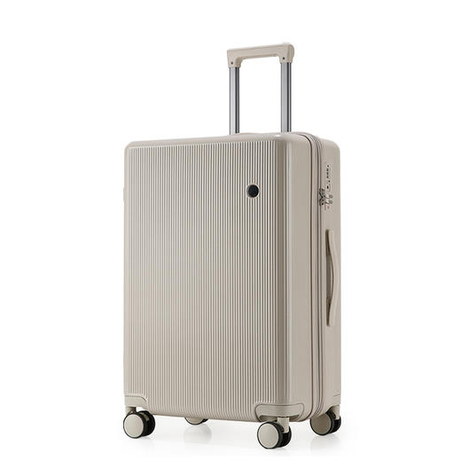 时尚轻便可扩展拉杆箱PC行李箱简约拉链登机箱万向轮手机支架挂钩 商品图4