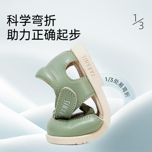 泰兰尼斯童鞋2025夏季新款婴儿包头防踢机能鞋软底女童凉鞋公主鞋 商品图3