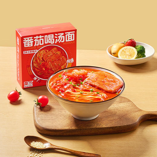 【分仓直发包邮】番念番茄喝汤面202g/盒*4 商品图0