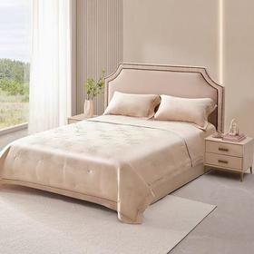 万事利可水洗纯蚕丝夏被-花漾