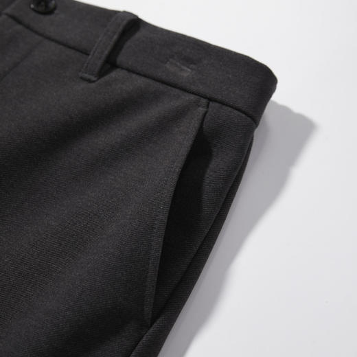 重磅针织拉毛斜纹半松紧腰锥型裤 商品图5