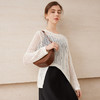 【宽松镂空针织罩衫】EITIE爱特爱显瘦百搭不规则2025夏季新款B2501610 商品缩略图4