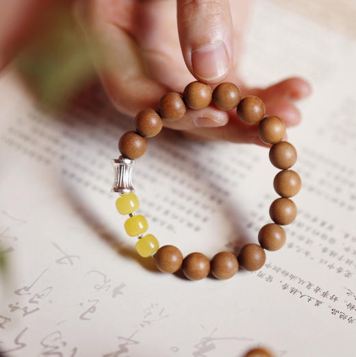 【青山特惠】10mm 15颗老山檀香 原创【佑月】手串y10 商品图4