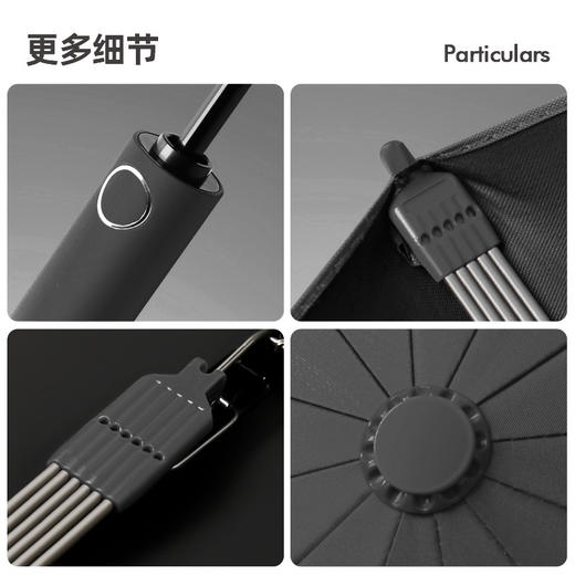 【全自动晴雨两用伞】抗暴风雨大号伞  264根骨加固加强伞架经久耐用 商品图4