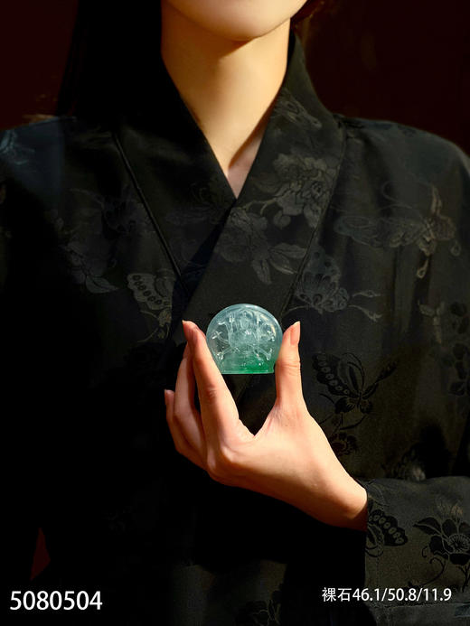 高冰种飘翠千手观音素件【5080504】具体价格微信咨询 商品图4