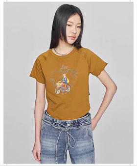 【云粉节】【新品】6楼LEE女式短袖T恤 吊牌价399