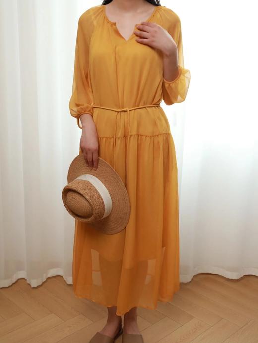 LPIUTY品牌直发！天丝木纹水波连衣裙 C12TJ-99903 商品图11