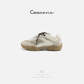 COCO ZONE 刘一一 撞色鞋带显脚小户外简约休闲鞋 ACD2A0538