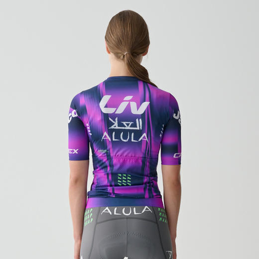 MAAP X GreenEDGE 女士 Pro AIr Jersey 车队版 紫墨色 短袖骑行服 商品图1