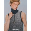 启世录TIWILLTANG“渐进流律”坑条提花渐变背心夏季拉链无袖上衣 商品缩略图2