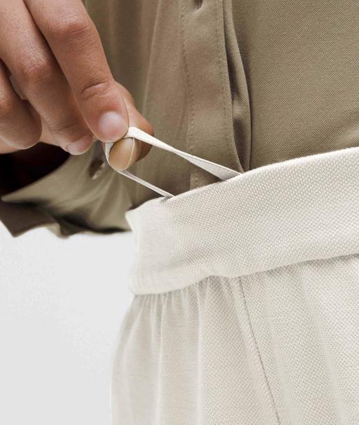 LULU 女士高腰珠地阔腿裤 Z-15187 商品图8