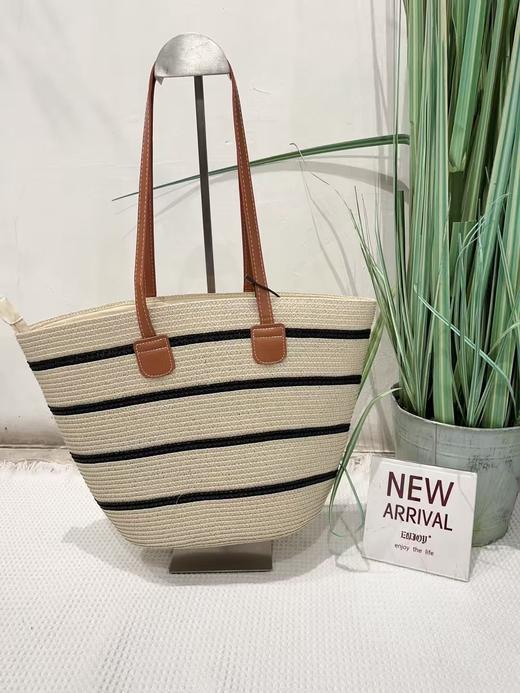 【门店同款】ENJOY常卖条纹编织包 162296529 商品图0