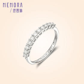 璀璨系列18k金钻石戒指 闪耀钻石排戒女士礼物DF034713