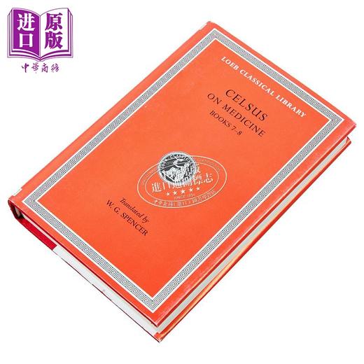 【中商原版】克里索 论医学 卷3 洛布古典丛书 原文拉英对照版 On Medicine Volume III 英文原版 Celsus 哲学 人文 商品图1