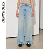 DENYBULES港风天丝棉麻阔腿拖地裤DB1120 商品缩略图0