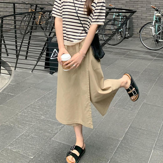 热卖，显瘦！不挑身材！亿绘 夏季山本工装裤裙KC001 叠片裙 冰丝垂感 显瘦轻盈 3色可选 商品图5