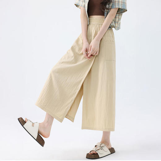 热卖，显瘦！不挑身材！亿绘 夏季山本工装裤裙KC001 叠片裙 冰丝垂感 显瘦轻盈 3色可选 商品图8