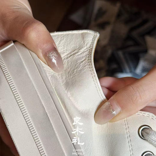 良木礼轻奢洋气小香风蕾丝木耳边衬衫（18826） 商品图3