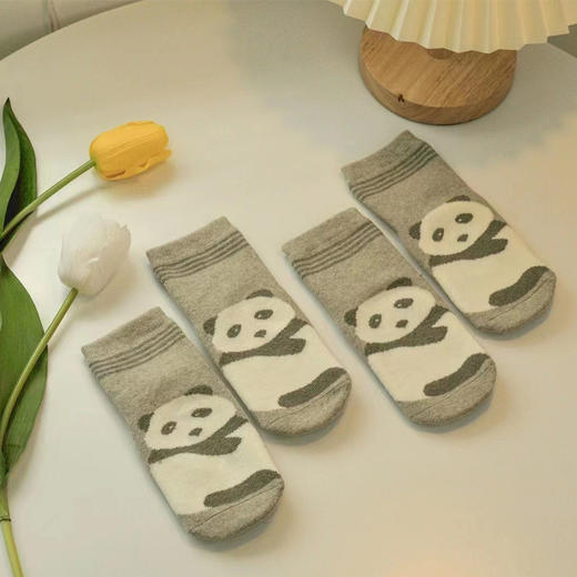 素道有机彩棉 儿童清仓袜 A类儿童袜 船袜中筒袜地板袜新生儿袜 商品图3