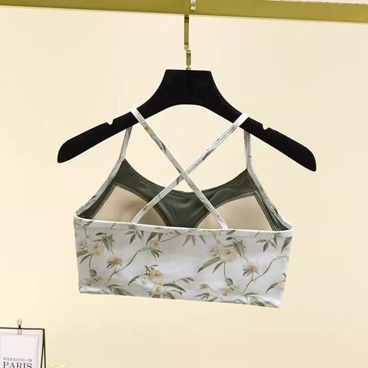 跃牌【洛水之神系列】国风爆款健身跑步瑜伽背心挂脖运动内衣高强度瑜伽上衣背心754 商品图3