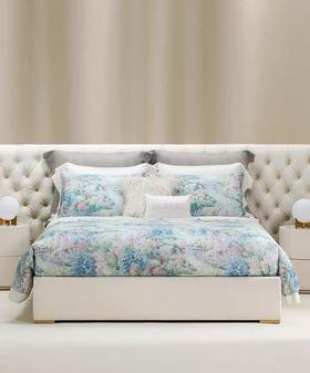 【罗卡芙】B座7F 奥地利兰精天丝爱丁堡花园四件套+同款奥地利兰精天丝/桑蚕丝水洗夏被