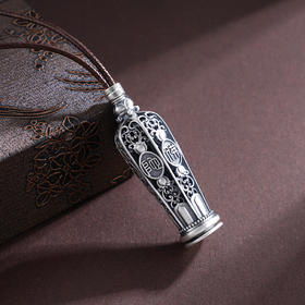 子佩集S925银【赐福佑安】套链【RJJ001】纯银项链仿古南无阿弥陀佛可抽出2503