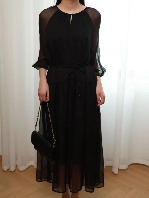 LPIUTY品牌直发！天丝木纹水波连衣裙 C12TJ-99903 商品图6